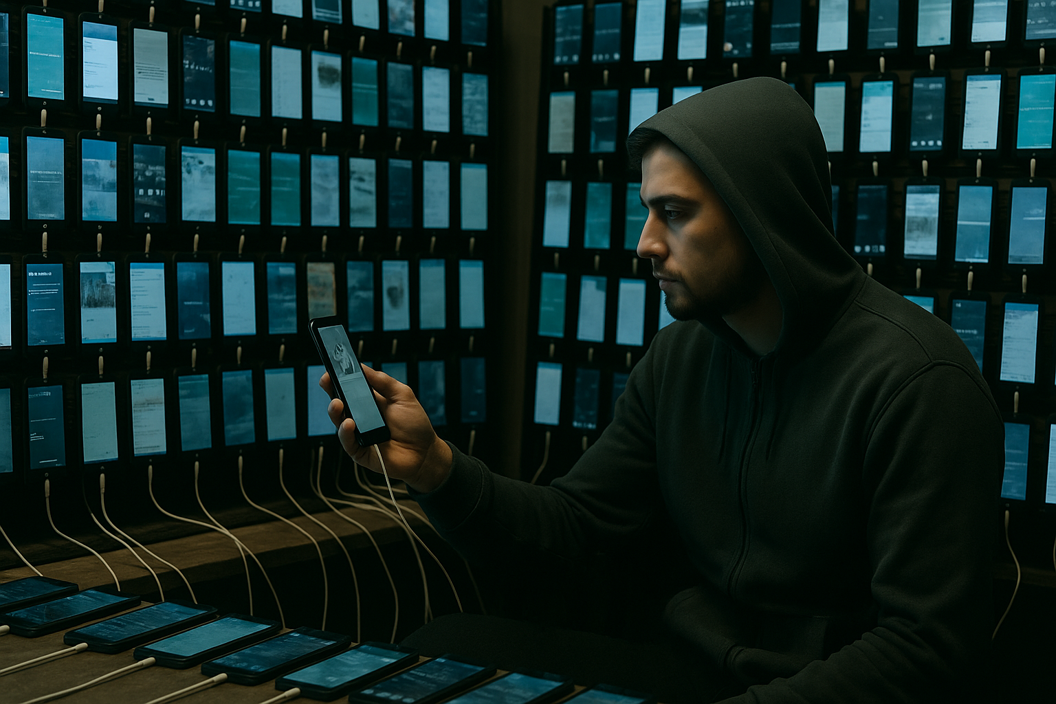 Phone Farms: A Closer Look at the Digital Gold Rush of 2025