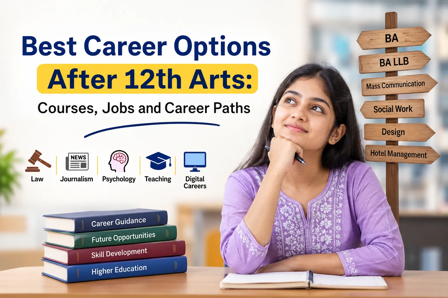 Best career options after 12th Arts courses jobs and career paths
