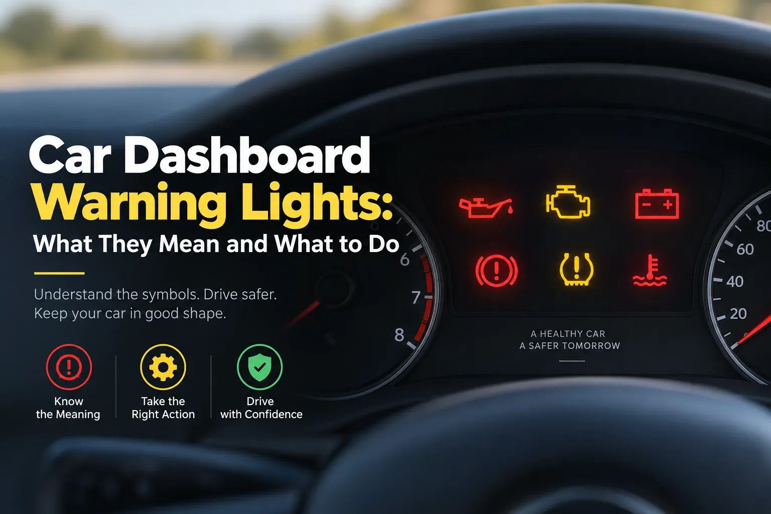Car Dashboard Warning Lights: What They Mean and What to Do