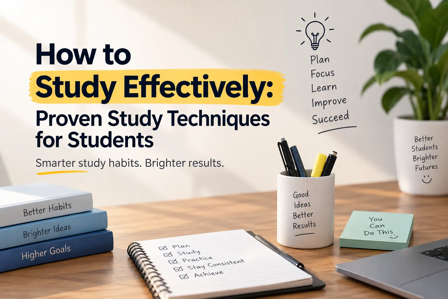 How to Study Effectively: Proven Study Techniques for Students