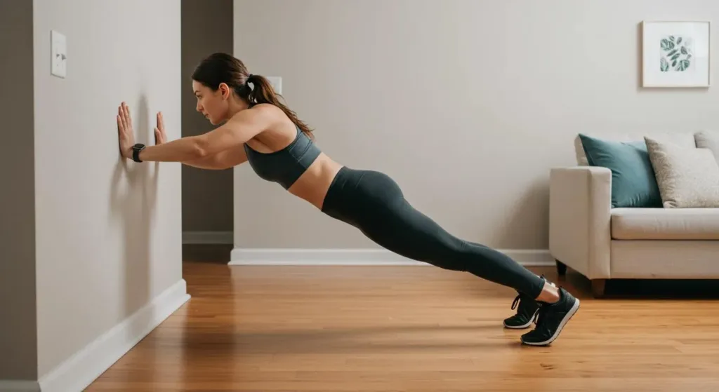 Wall push-ups