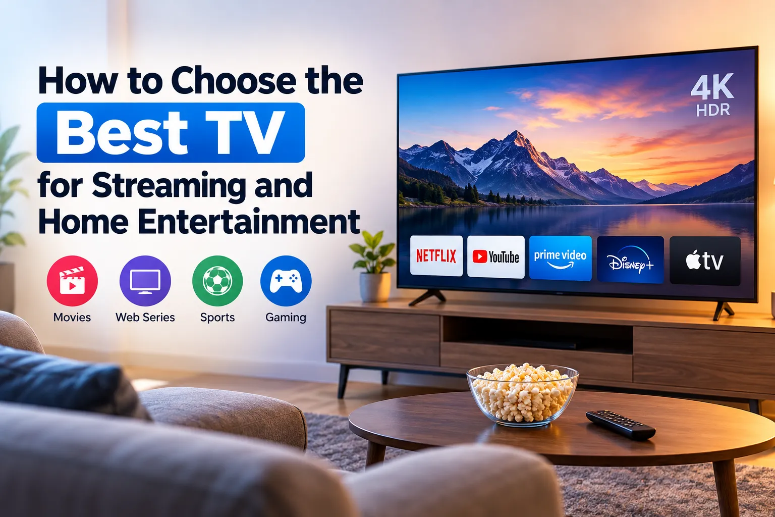 How to Choose the Best TV for Streaming and Home Entertainment