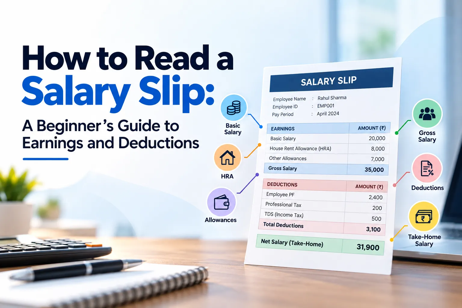 How to Read a Salary Slip: A Beginner’s Guide to Earnings and Deductions