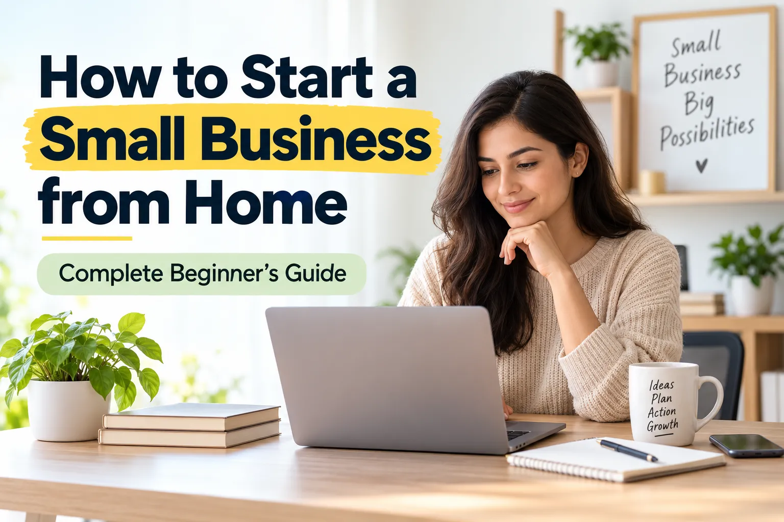 How to Start a Small Business from Home: Complete Beginner’s Guide